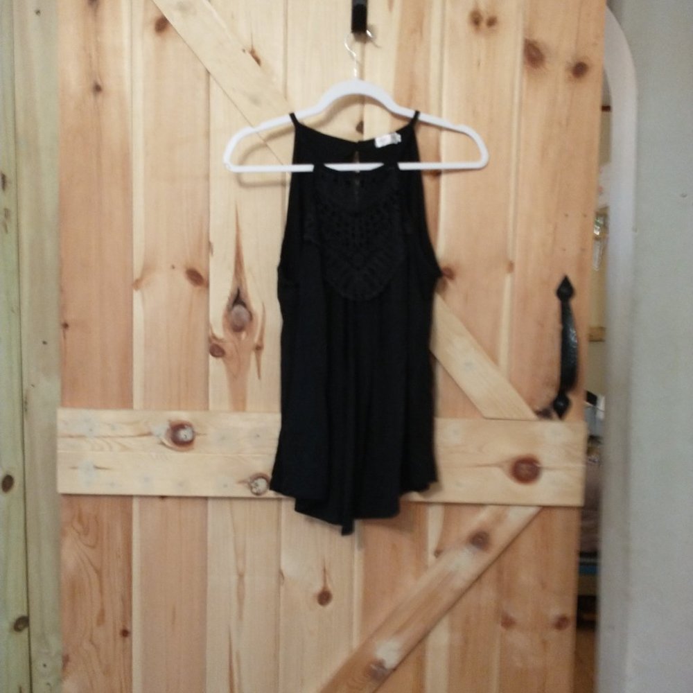 BLUE TIME BLACK TANK ...... NWT
